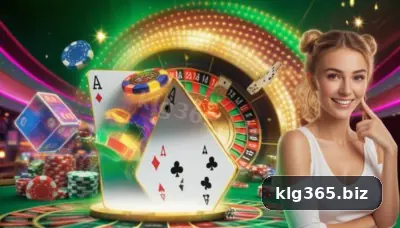 Imagem promocional da klg365 mostrando a plataforma e suas vantagens